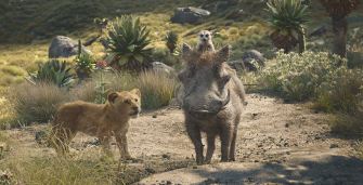 Photo rencontre Timon, Pumba et Simba